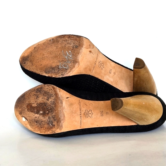 LOEFFLER RANDALL Women's Esther Wood Heel Pump size 6.5 - Picture 6 of 9